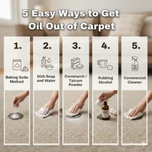 5 Easy Ways to Get Oil Out of Carpet