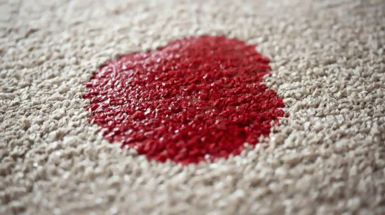 Red Stains Out of Carpets