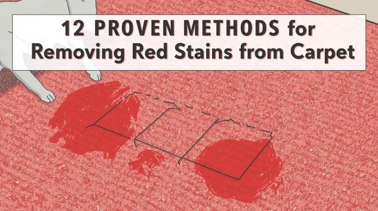 Red Stains Out of Carpet