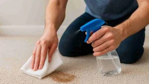 cleaning old urine stain from carpet