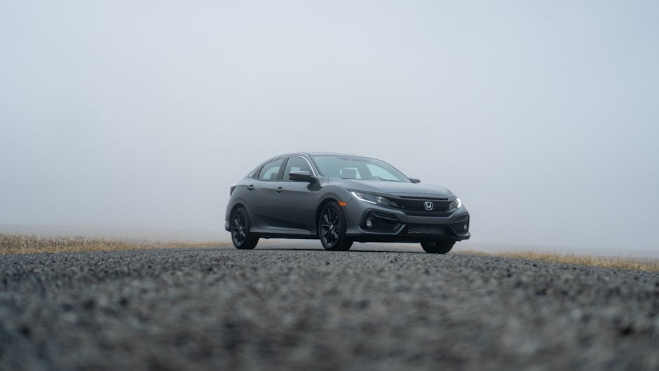 honda civic driving on highway honda civic driving on highway