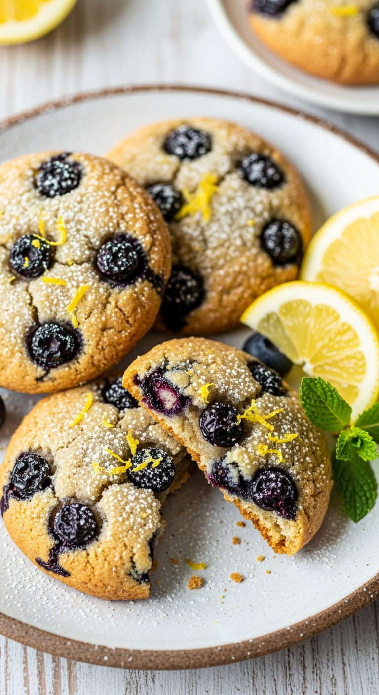Lemon Blueberry Cookies detailed view