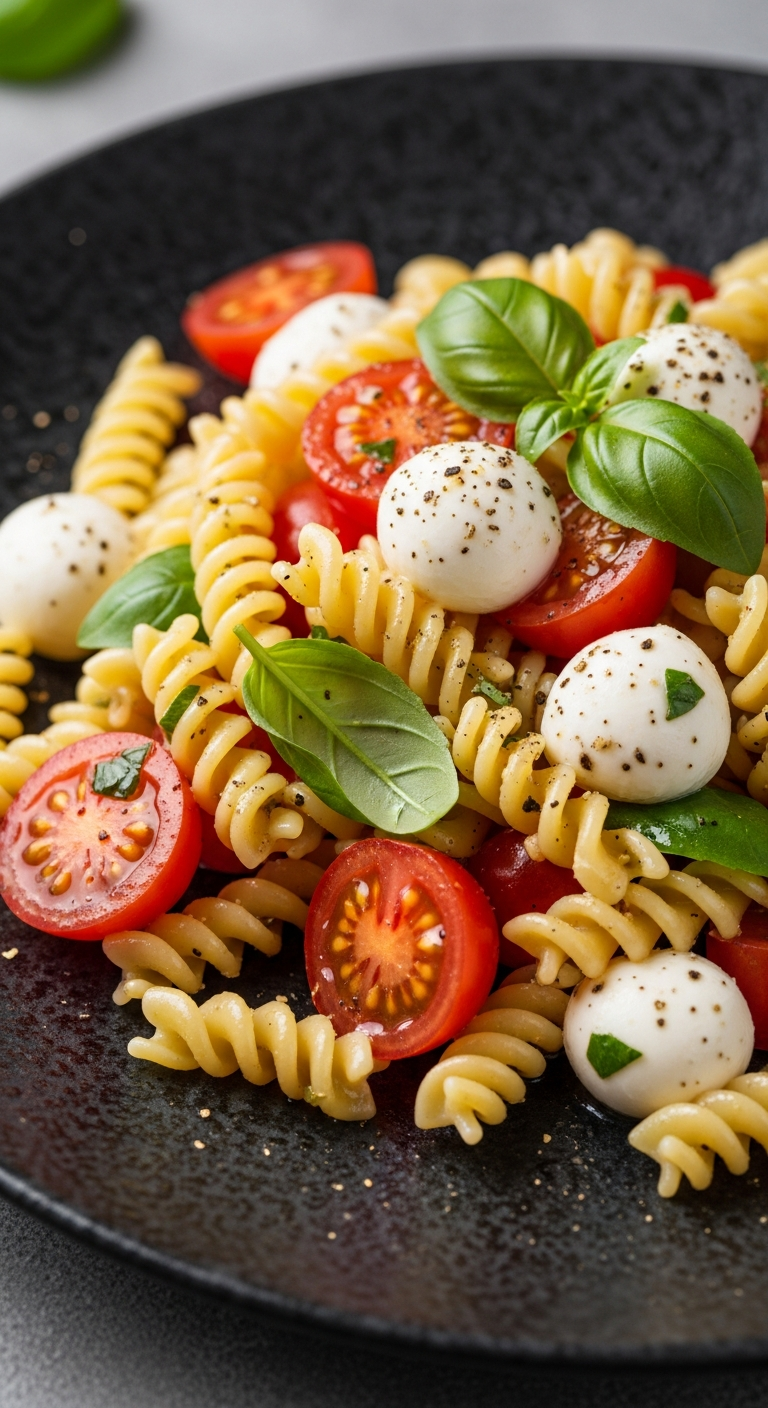 Quick 5 Ingredient Pasta Salad Ready in Just 15 Minutes detailed view