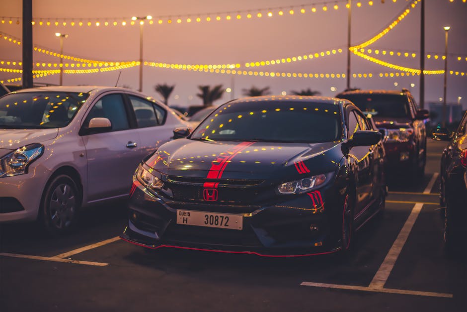 used Honda car lot